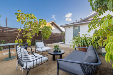 Relax, grill, and unwind in our cozy outdoor lounge.