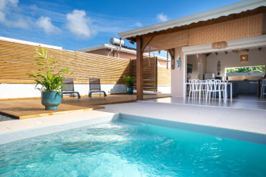 Photo de Villa en location saisonnière à Saint-Francois en Guadeloupe 