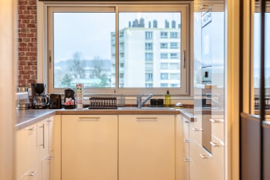 Cuisine équipée et fonctionnelle 