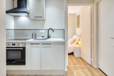 Cuisine fonctionnelle ouverte sur le séjour