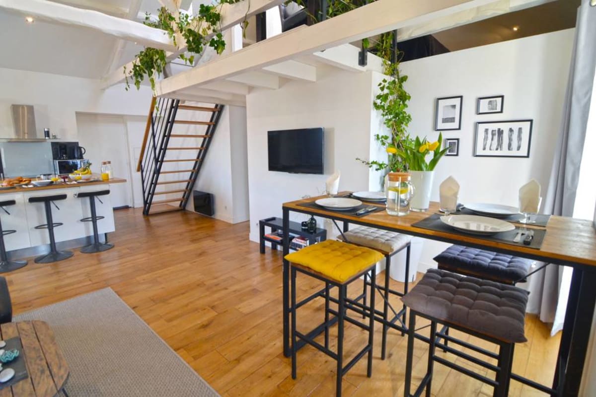 Appartement Duplex Elegant avec rooftop et jacuzzi privé 