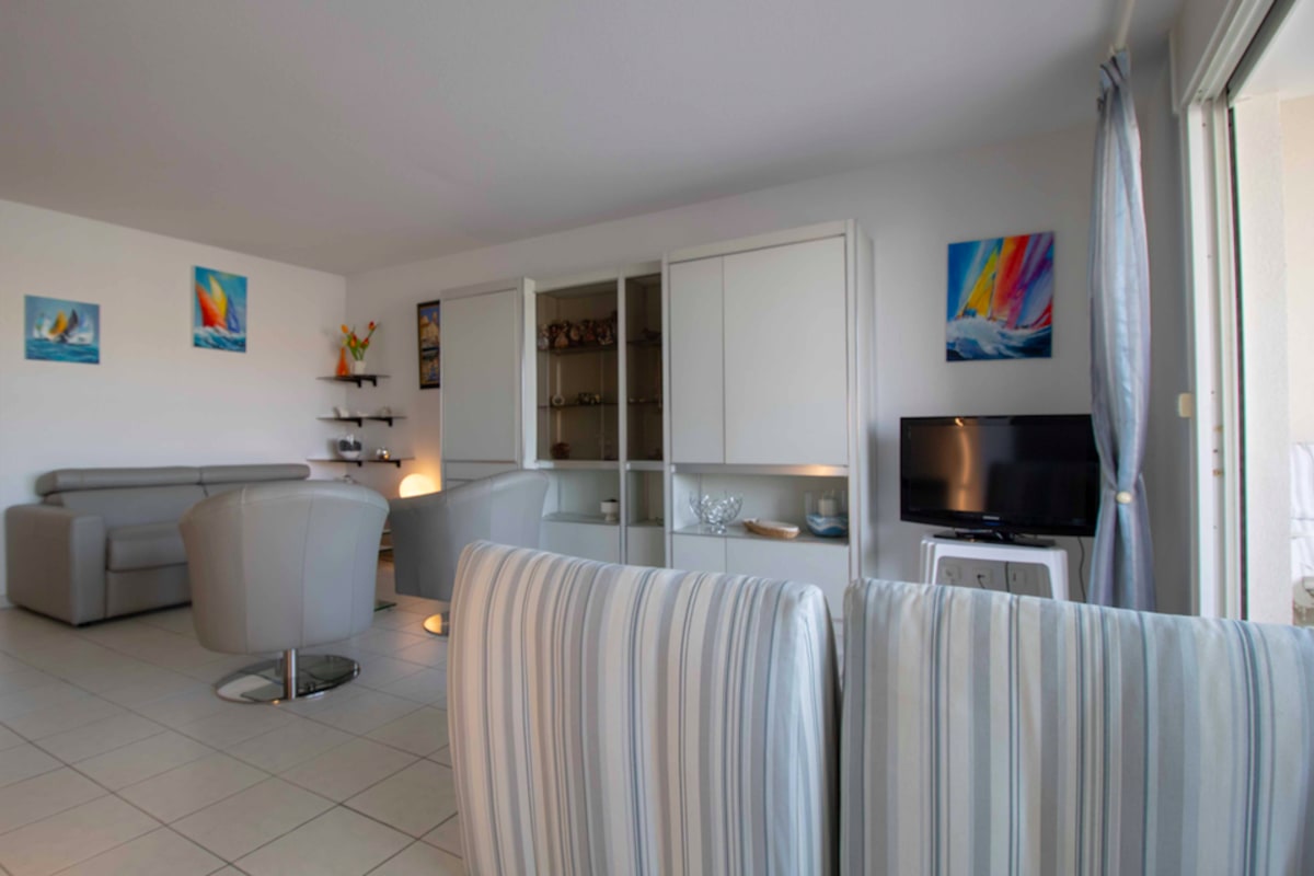  immobilier  Appartement Avec Balcon Et Vue Sur Le Port.