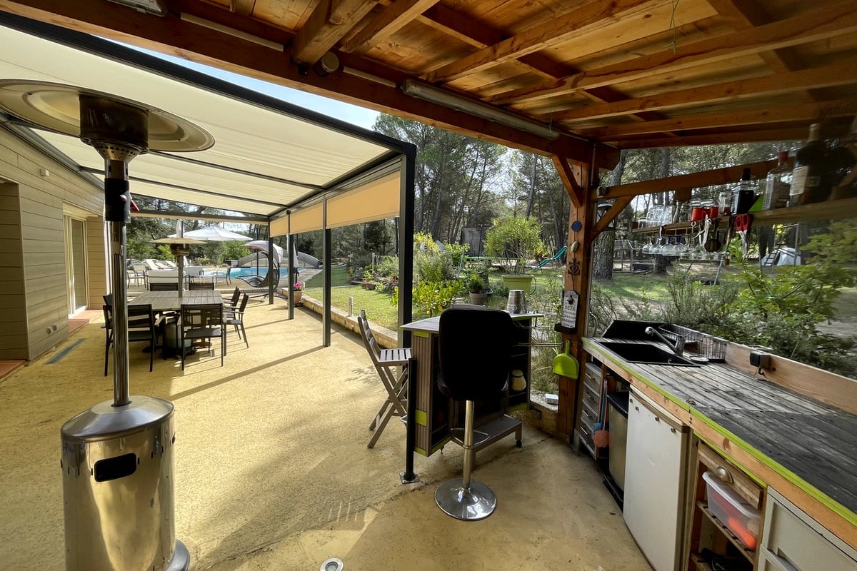 Maison   Villa des Pins, belle maison familiale, proche Aix en Provence, 8 personnes