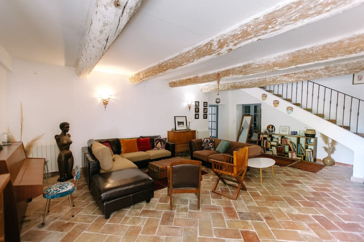 Chambre d'hôtes 84B3 - Freesia, suite dans Mas Provençal du 18ème siècle 