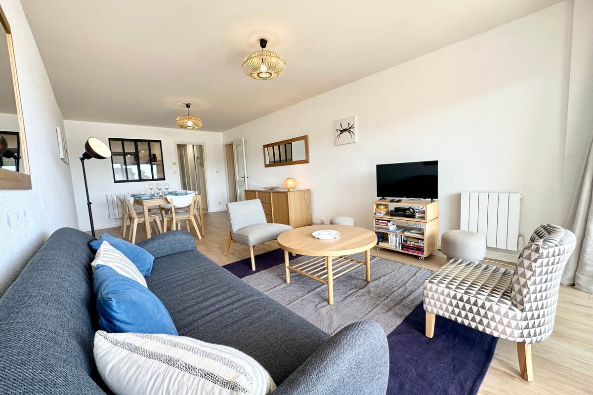  Appartement T3 Standing Vue Mer 180° Face Plage