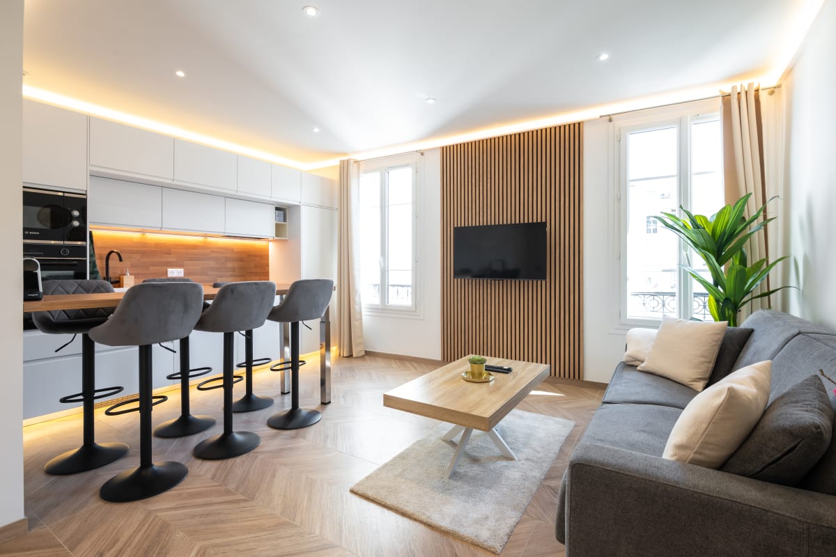Appartement design, près des plages de Nice