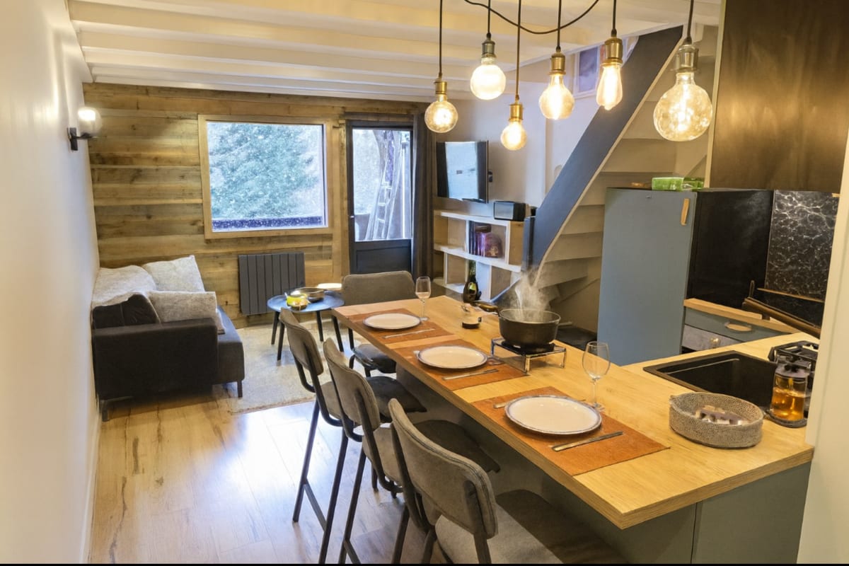 Joli duplex face à la chaîne du Mont-Blanc