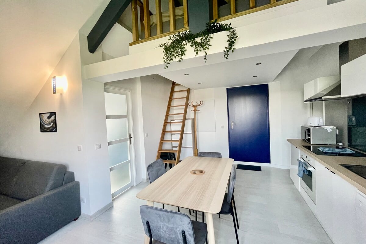  Loft - Mezzanine - Vue sur le Loing - Commerces à pied 