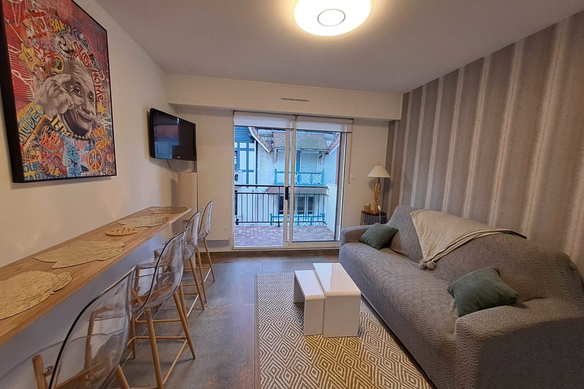 Studio lumineux pour 4 pers. au cœur du Touquet