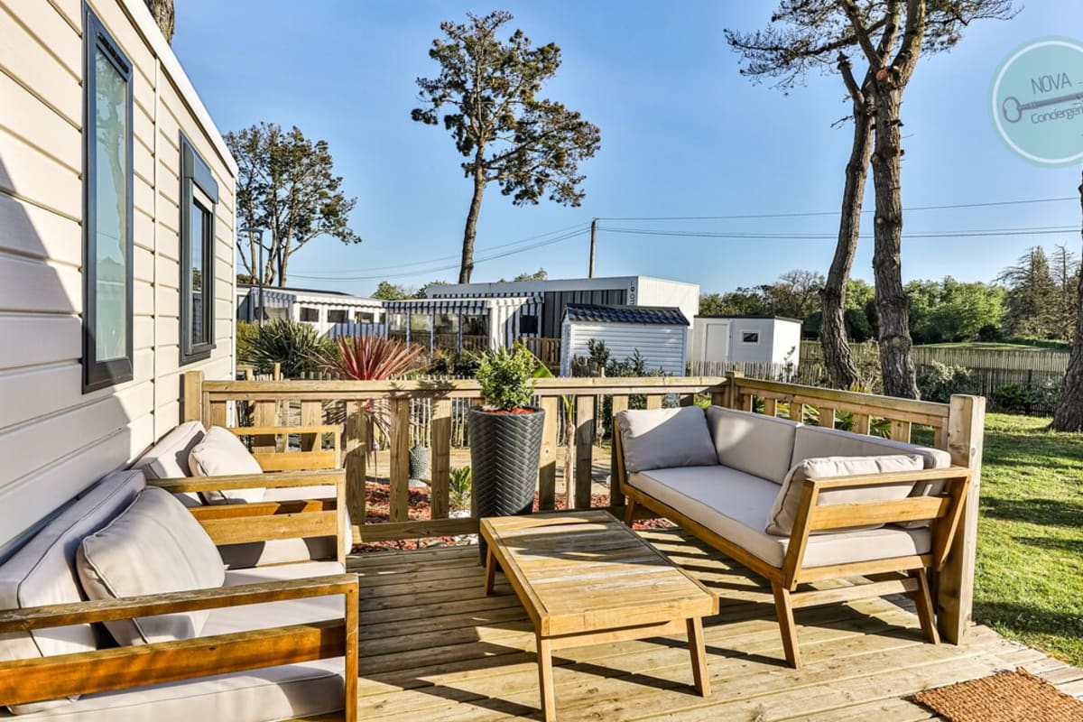  Mobil-home Mobil-home dans parc résidentiel