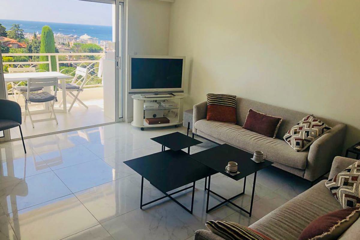 Appartement Appt vue mer-piscine- Festival de Cannes 