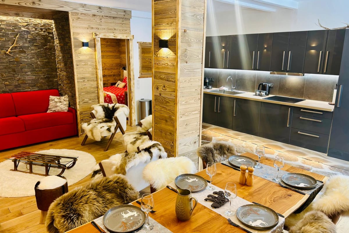  Appartement Appartement rénové au pied des Grands Montets