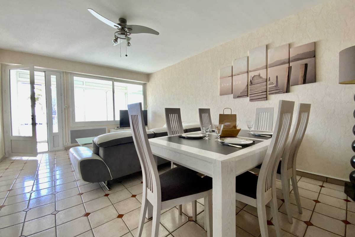  Appartement Appartement Mar e Souleu avec Terrasse et Vue Mer au Grau du Roi