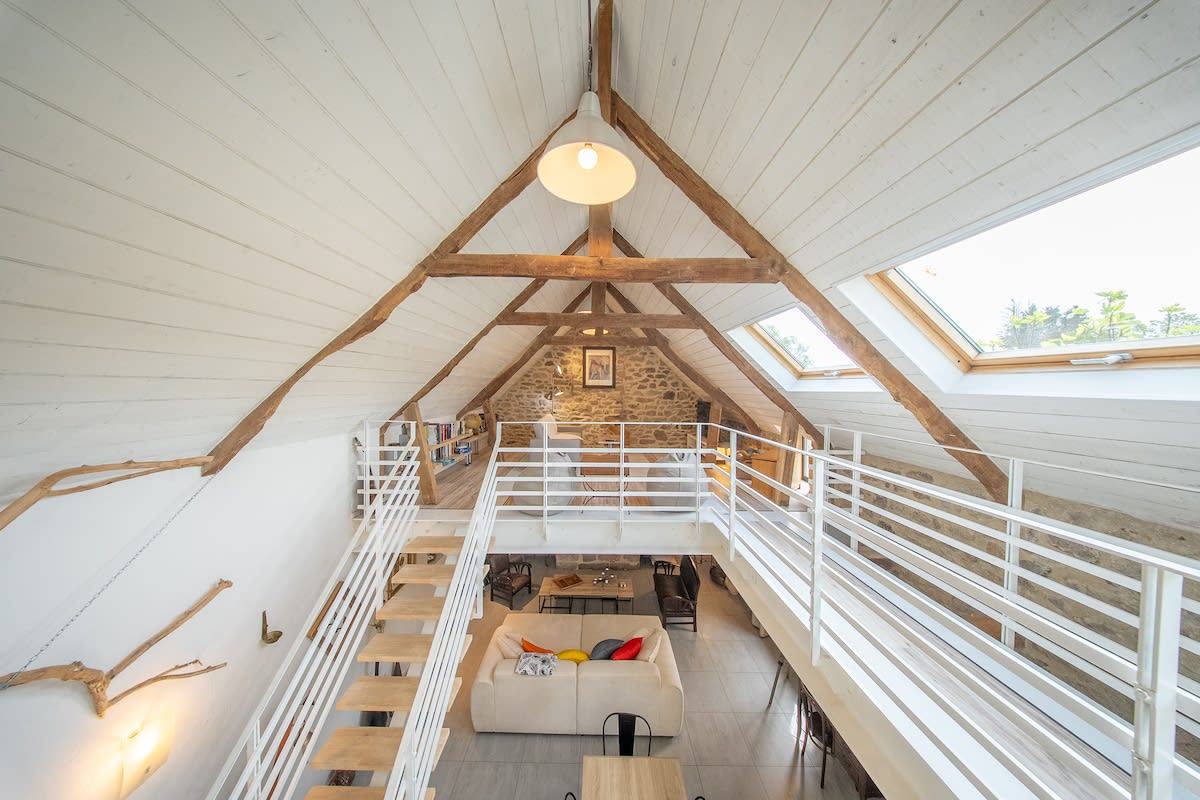  Maison Grande longère entre campagne et océan