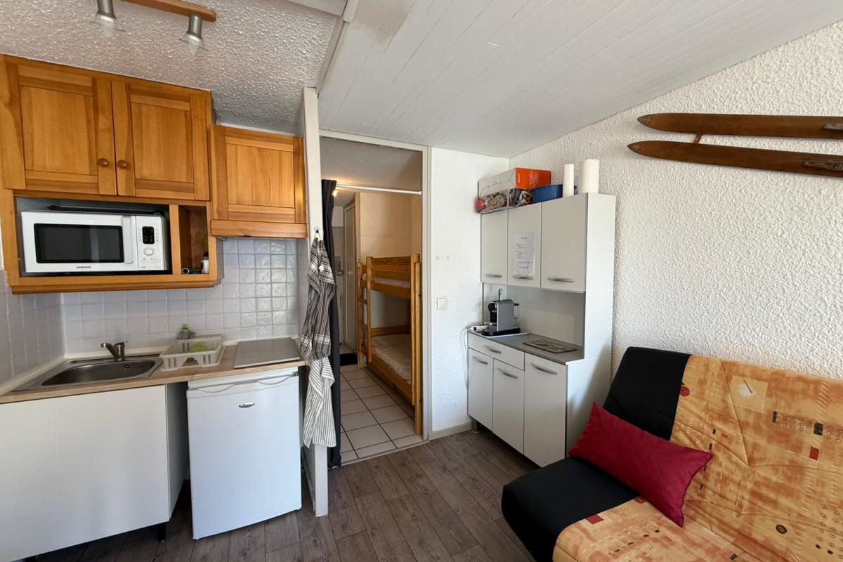  immobilier  Studio lumineux pour 4 - Vars les Claux
