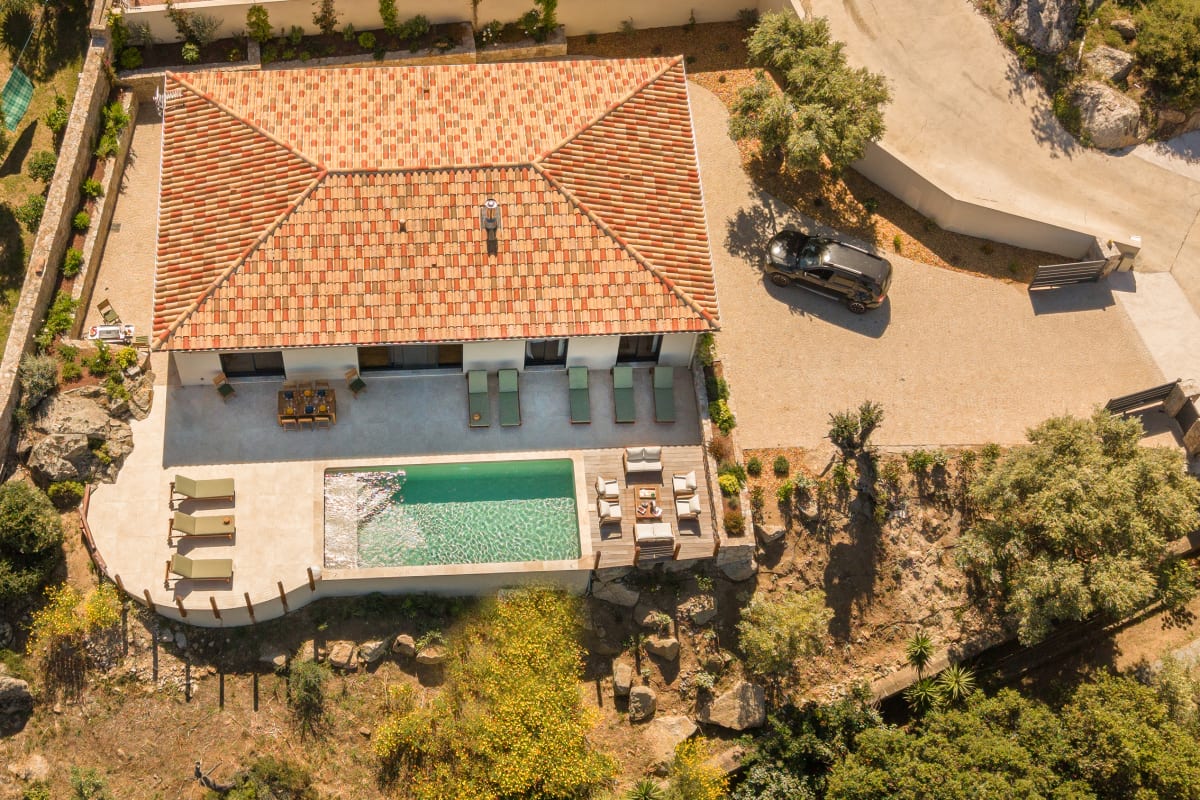  Maison Villa Pietra Mare, piscine vue mer, à l'Ile-Rousse
