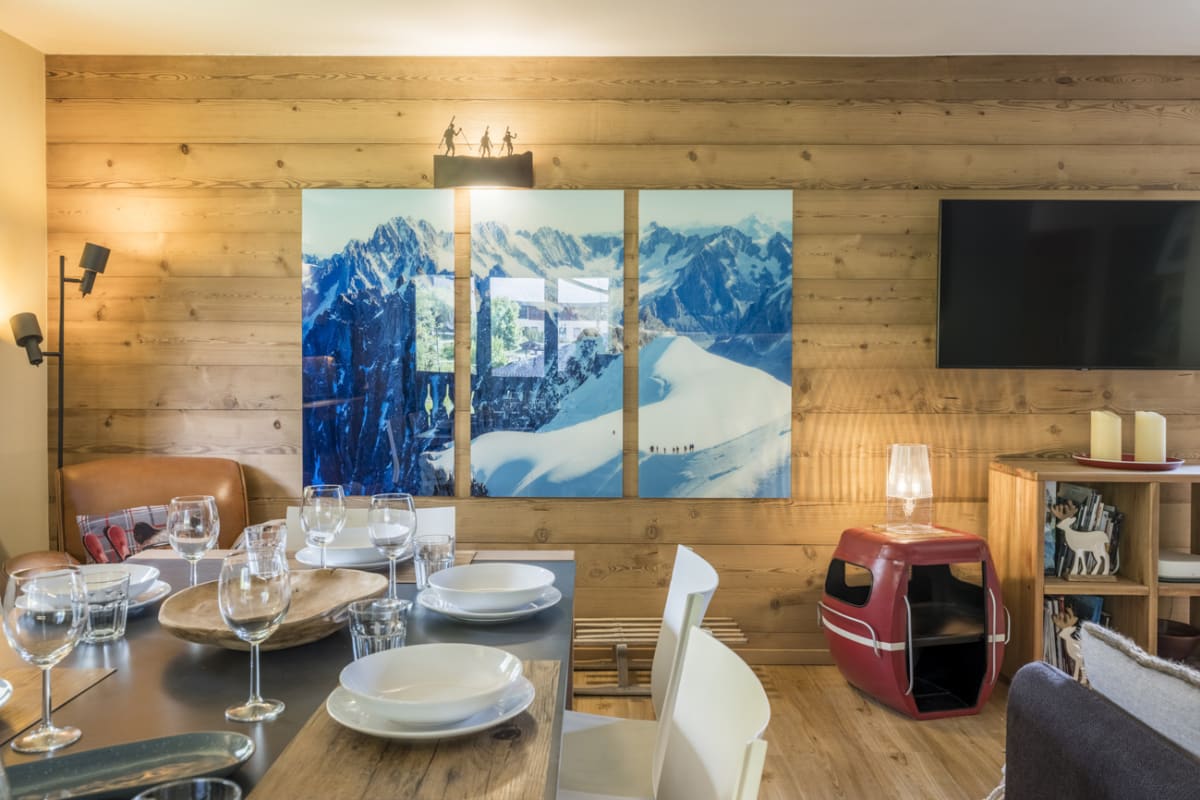  Superbe apt vue Mont-Blanc avec balcons 
