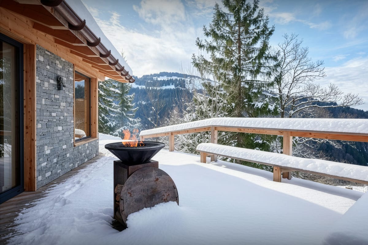 Immobilier Chalet pour 8 au Val d’Arly avec terrasse et sauna - OVO Network  