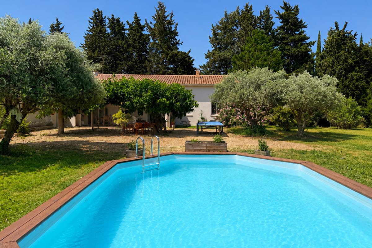 Maison familiale avec piscine - Isle-sur-la-Sorgue