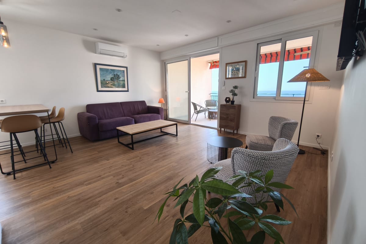  Appartement Vue panoramique mer et Sanguinaires, terrasses