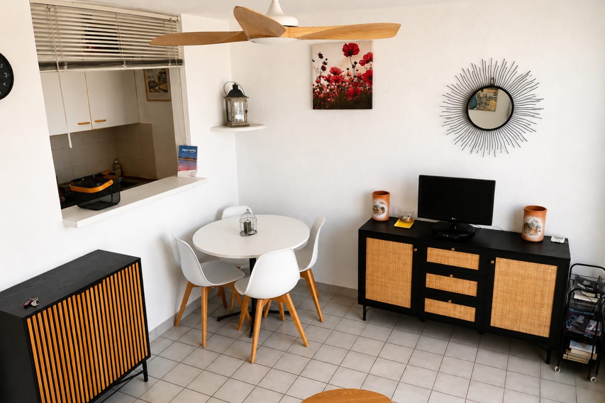 Appartement LE MATHILDE - Appart 1 chambre Vue dégagée proche de la plage avec parking  