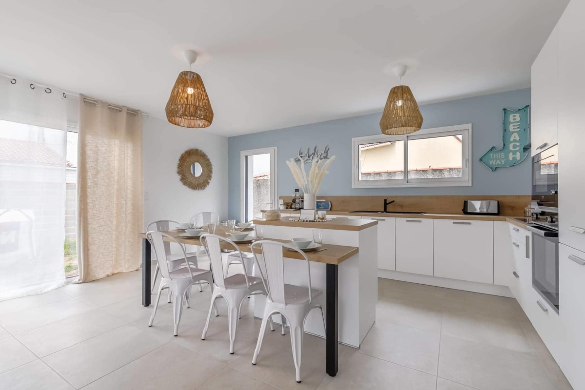 Maison   Clair Jeanne - Climatisation - Plage