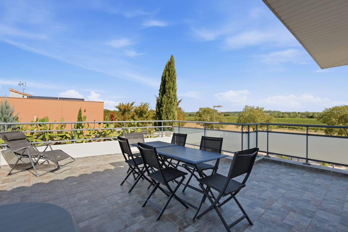 Appartement   Le Solévin · Vue vignes & Pic Saint-Loup - 4p