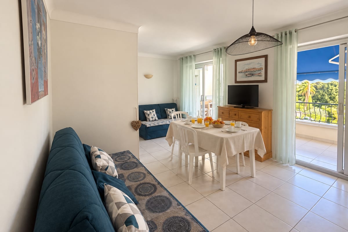  Appartement Studio lumineux vue mer, plage à pied
