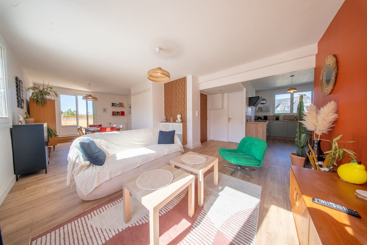  immobilier  Grand T4 design - Terrasse - Centre