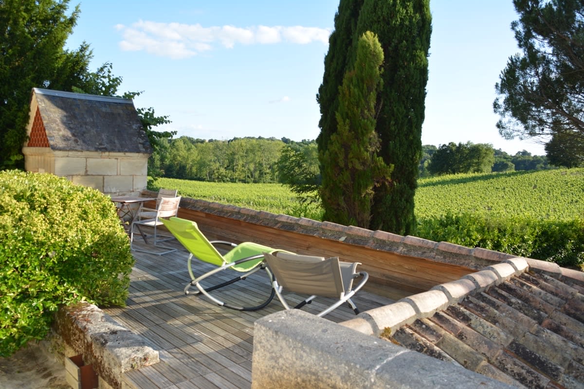 Manoir - château   Château La Tuilière, maison du XIXe au milieu de son vignoble