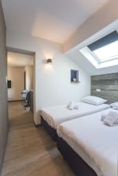 Our bedroom. Some call it small, we call it cozy :)