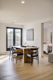 open-concept dining room