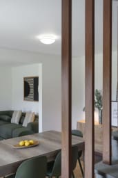Livingroom and dining area