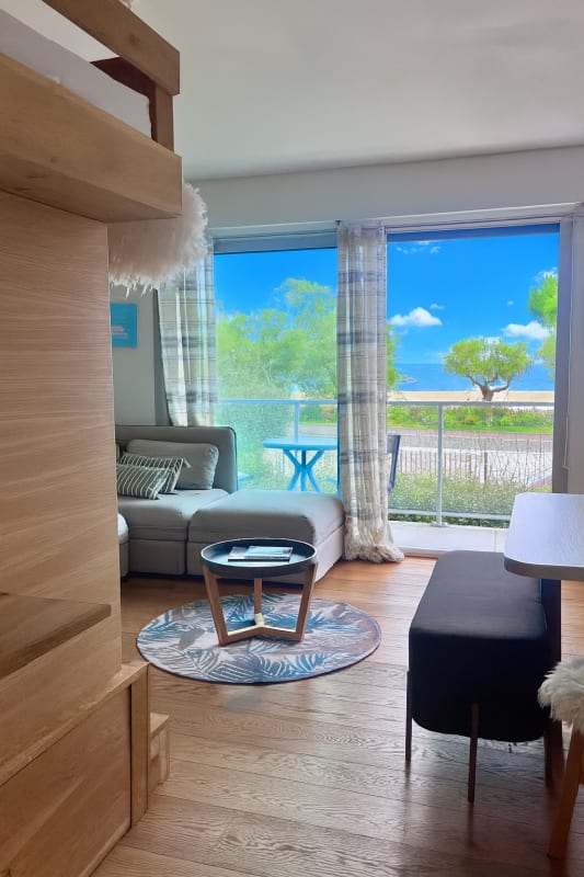  Appartement La Corvette – Studio 1re ligne face mer à Arcachon