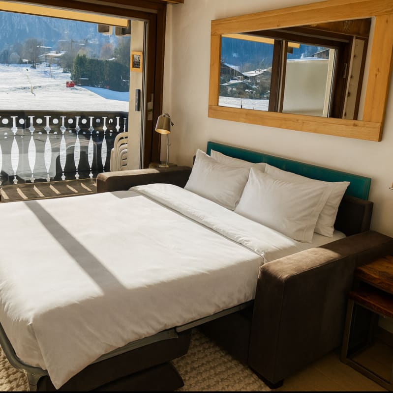 Appartement   Petit apartement familial – vue sur Mont Blanc