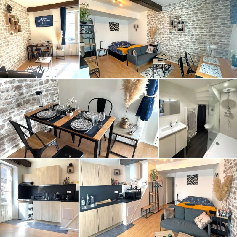  Appartement Studio Lumineux - Cœur de Moret - Bord du Loing à pied
