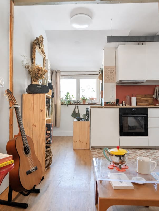 Appartement   Charmant appartement rénové avec vue sur les toits