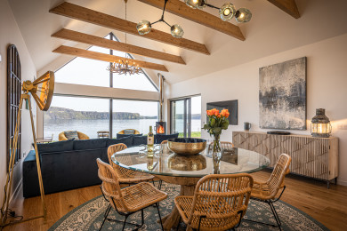 Dining table with seating for six