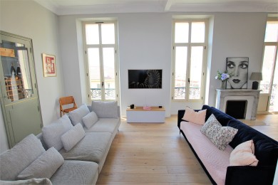 lounge area with 2 sofas 