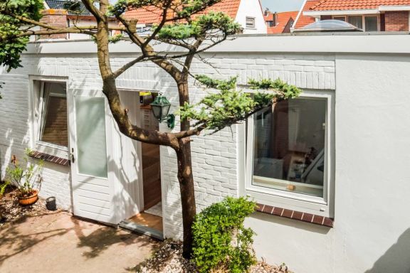 Gezellige tuinbungalow voor 2 vlakbij het strand