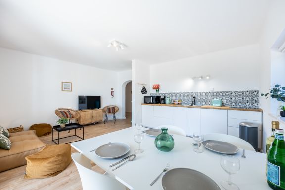 Fortaleza Miramar - Zwei-Bett-Apartment im Erdgeschoss einer Villa mit Meer