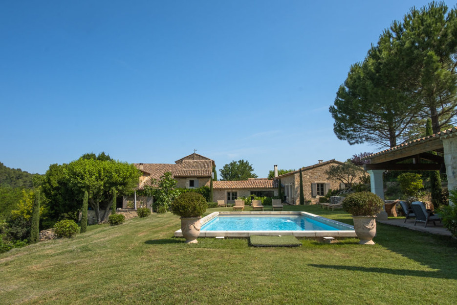 View of the house from the garden