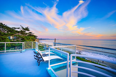 Penthouse Patio Beach Coastline View