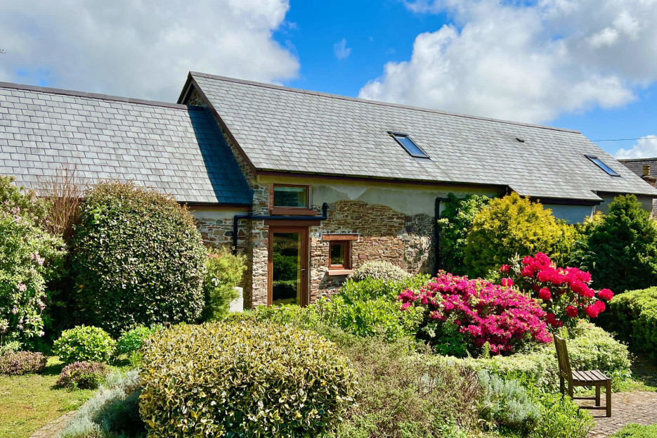 Rear of property