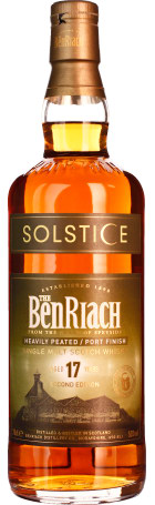 Benriach 17 years Solstice Heavily Peated Port Finish 70cl