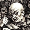 The Four Stages of Cruelty - detail from the engravings