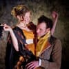 Joanna Christie as Claire and David Sturzaker as Lord Byron