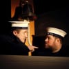 The lookouts: Frederick Fleet (Matthew Walker) and Reginald Lee (Steven George)