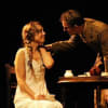 Hattie Morahan and Pip Carter