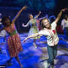 Joanna Riding as Babe, with the company of Pajama Game